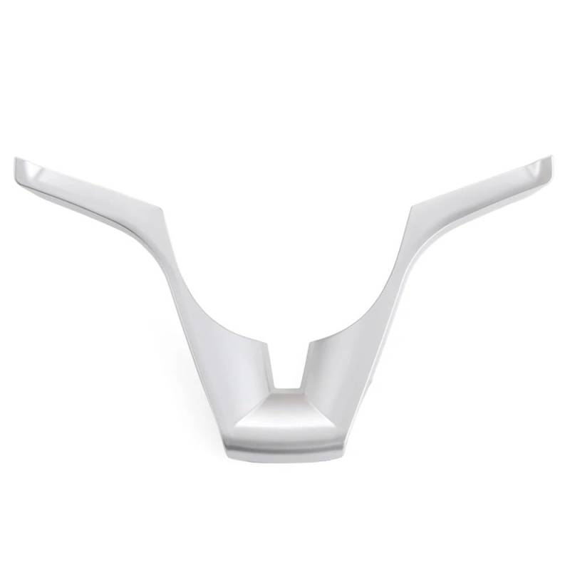 Für Chevrolet Für Cruze Für Trax Tracking Für Sonic Autozubehör Lenkrad Chromverkleidung Abdeckung Einsatz Aufkleber Zubehör Innenraum(Silver Matte) von BIISVM