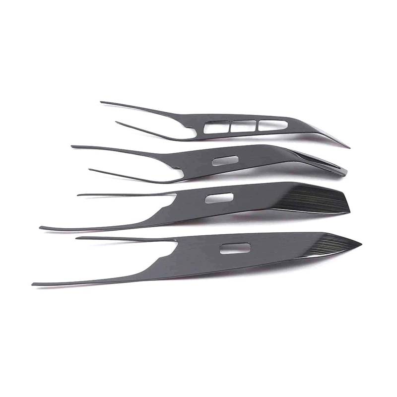 Für Haval H6 3. Generation 2021 2024 Innenzubehör Ändern Glasfensterheberschalter Knopffeldabdeckung Aufkleber Dekoration Zubehör Innenraum(Carbon Fiber Color) von BIISVM