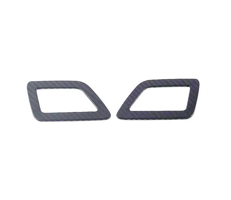 Für Haval Jolion 2021 2022 Auto-Armaturenbrett Klimaanlage Vent Rahmen Ring Trim Dekorative Aufkleber Innenausstattung Zubehör Innenraum(Carbon Fiber Color) von BIISVM