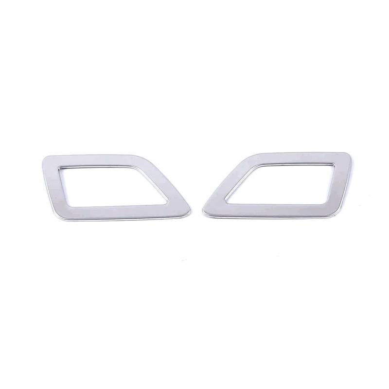 Für Haval Jolion 2021 2022 Auto-Armaturenbrett Klimaanlage Vent Rahmen Ring Trim Dekorative Aufkleber Innenausstattung Zubehör Innenraum(Schwarz) von BIISVM