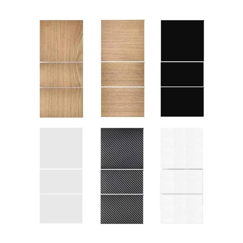 Für Tesla Für Modell 3 Highland 2024 Center Console Cover Protector Aufkleber Zentrale Bedienfeldfolie Autoinnenausstattung Zubehör Innenraum(Matte White) von BIISVM