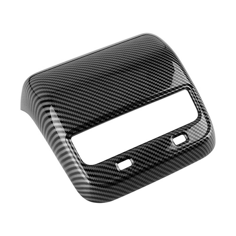Für Tesla Für Modell 3 Y 2021 2022 2023 2024 2025 ABS Carbon Fiber Auto Hinten Klimaanlage Vent Outlet Abdeckung Trim Aufkleber Zubehör Innenraum von BIISVM