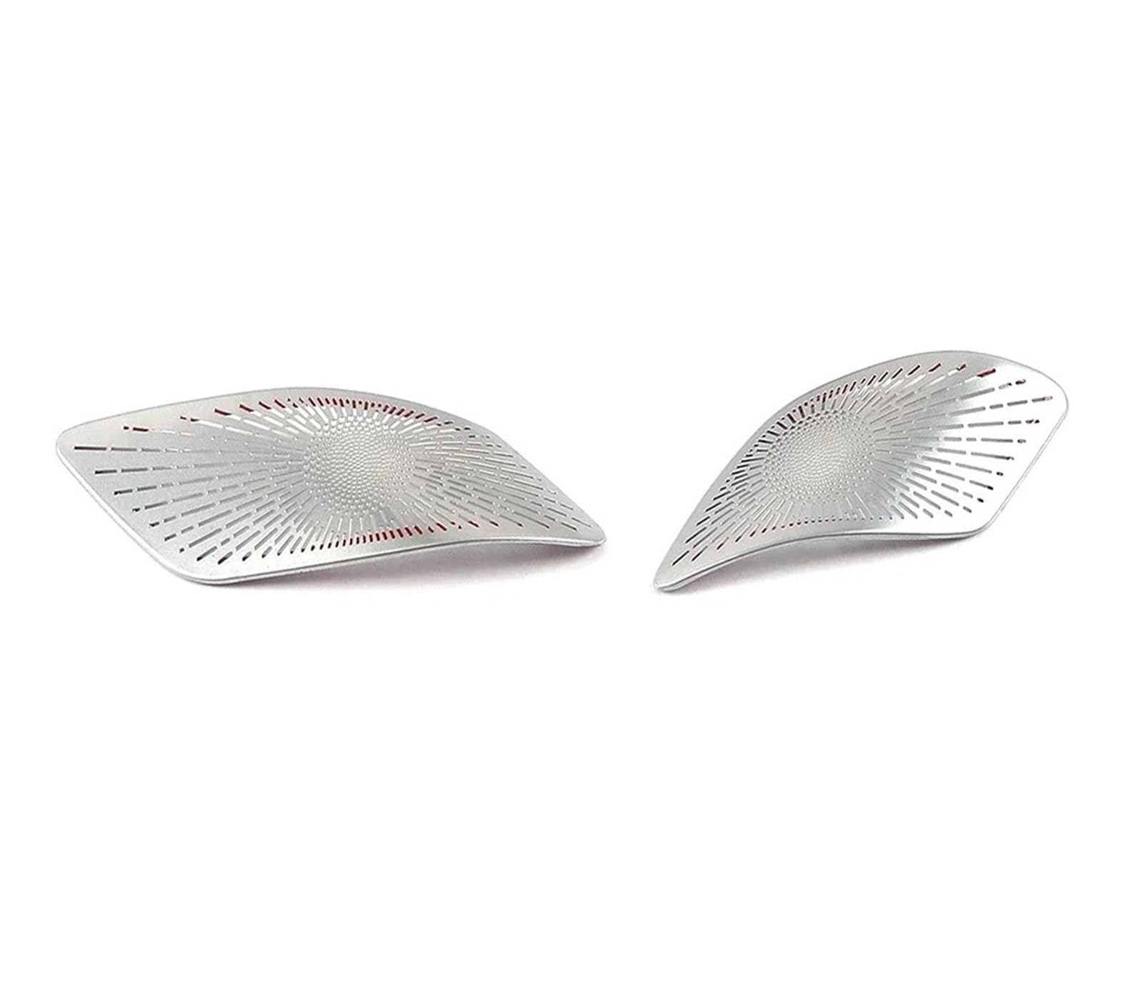 Innenausstattung Für Haval Jolion 2021 2024 Auto-Innentürgriff Armlehne Stereo-Audio-Lautsprecher Soundrahmen-Abdeckung Zubehör Innenraum(Matte Silver) von BIISVM
