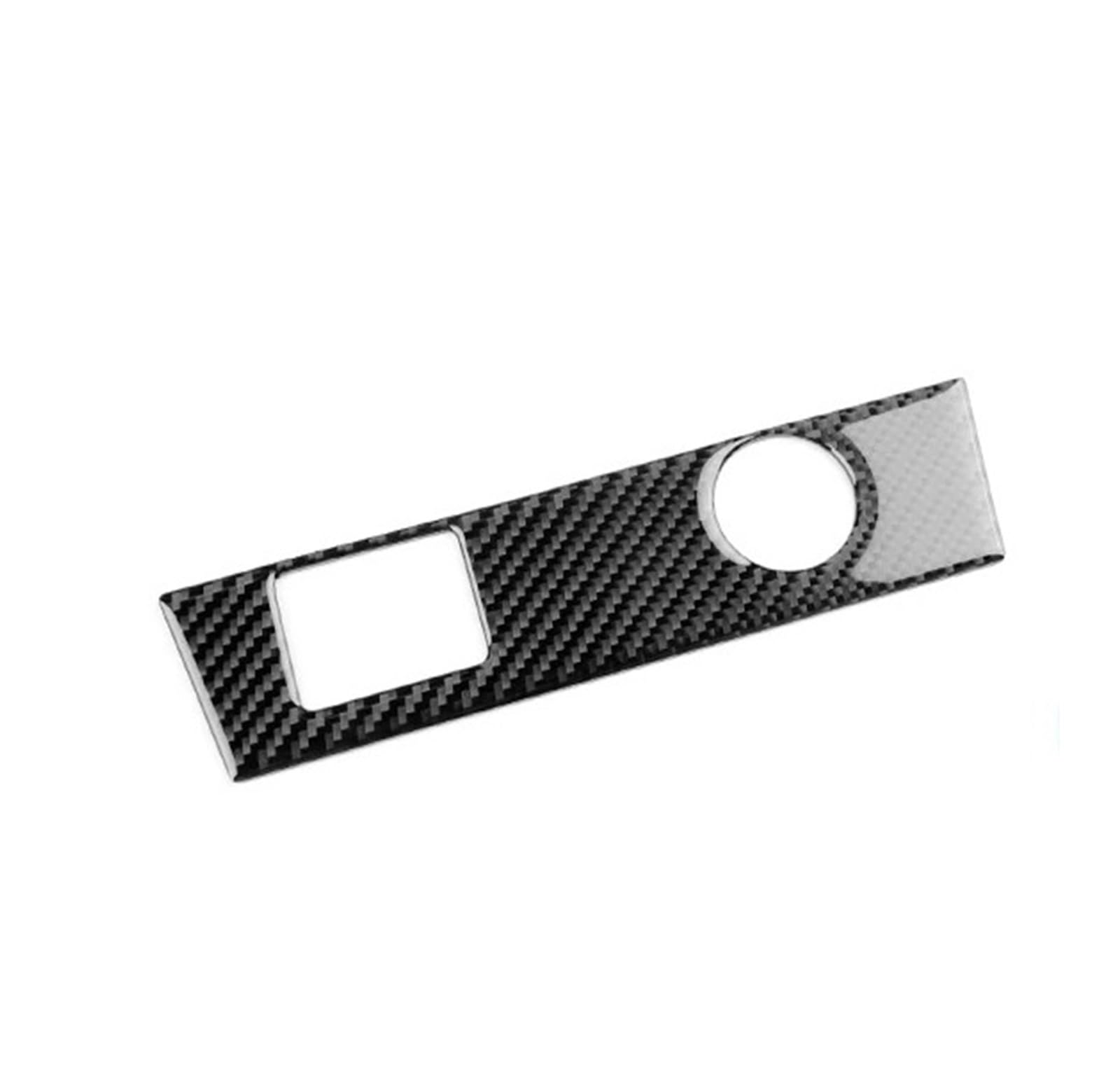 Weicher Carbonfaser Aufkleber Für Ford Für Mustang GT 2024 2025 LHD RHD Auto USB Zigarettenanzünder-Panel Innenausstattung Zubehör Zubehör Innenraum(Black Carbon) von BIISVM