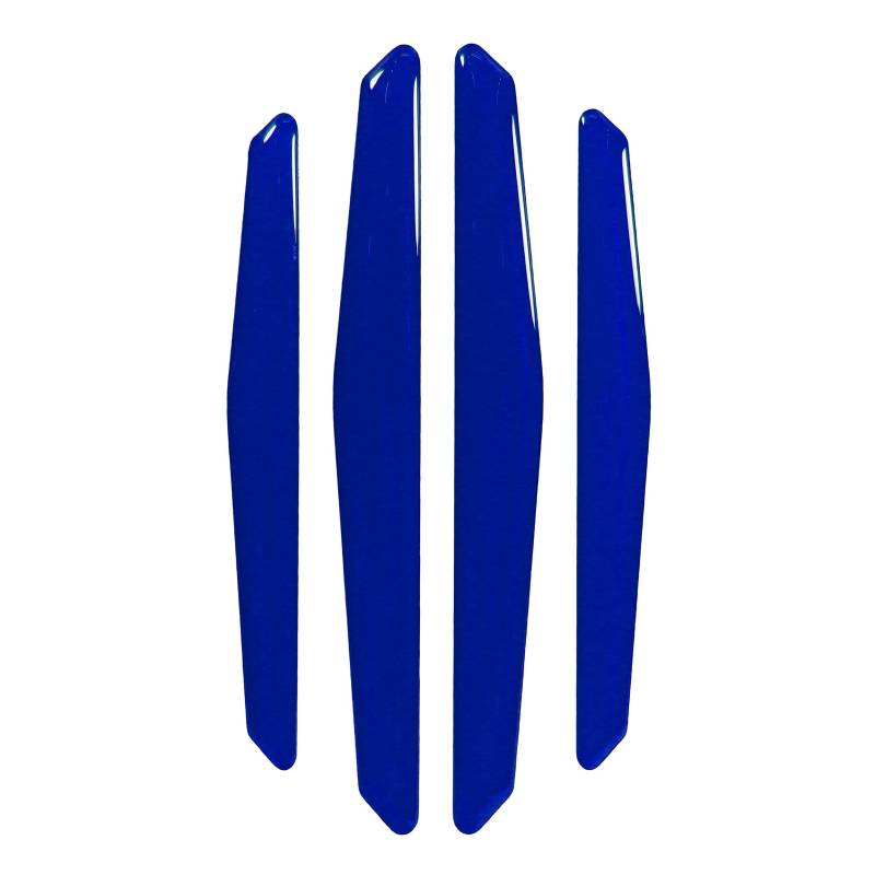 BIKE-label Autotür Kantenschutz 3D-Aufkleber selbstklebend reflektierend blau X910101-VA von BIKE-label