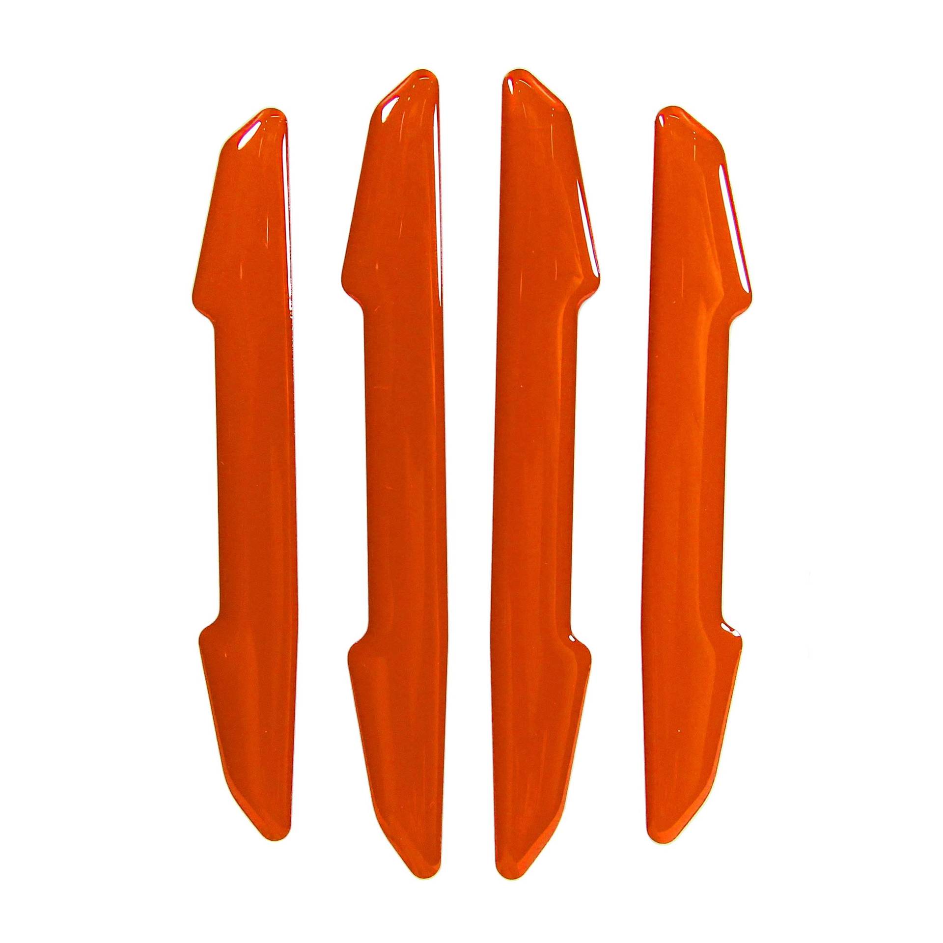 BIKE-label Autotür Kantenschutz 3D-Aufkleber selbstklebend reflektierend orange X910094-VA von BIKE-label