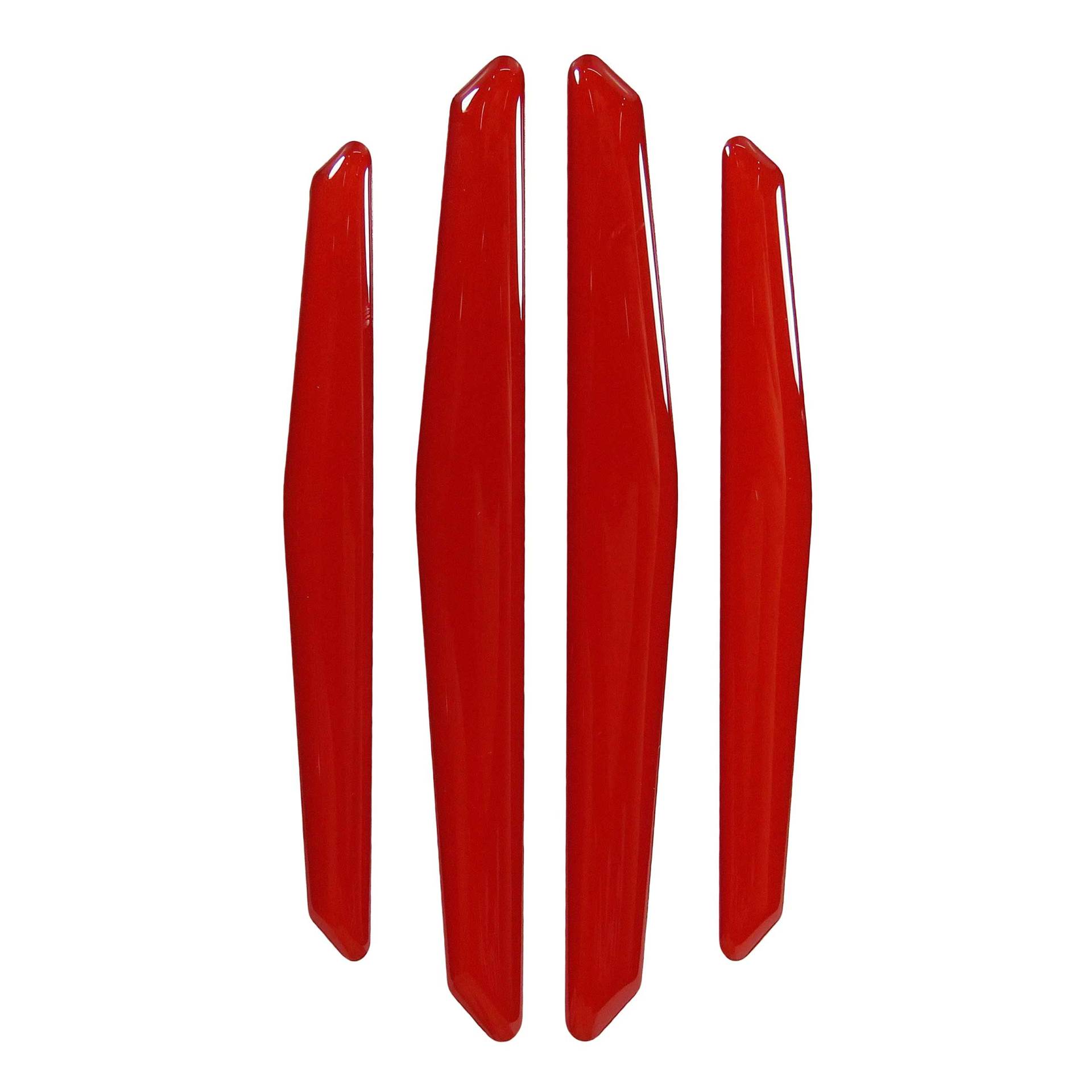 BIKE-label Autotür Kantenschutz 3D Aufkleber selbstklebend reflektierend rot X910104-VA von BIKE-label