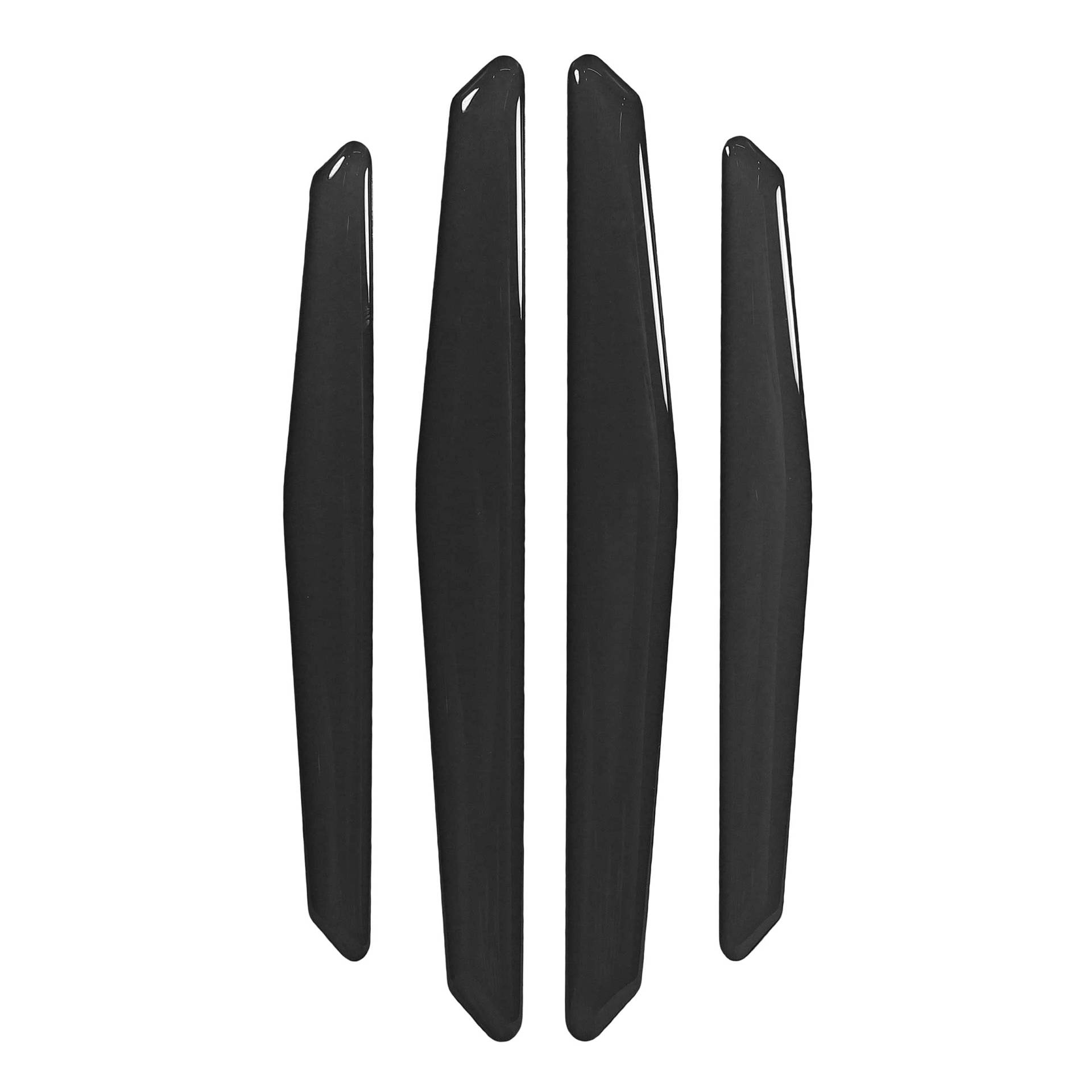 BIKE-label Autotür Kantenschutz 3D-Aufkleber selbstklebend reflektierend schwarz X910102-VA von BIKE-label