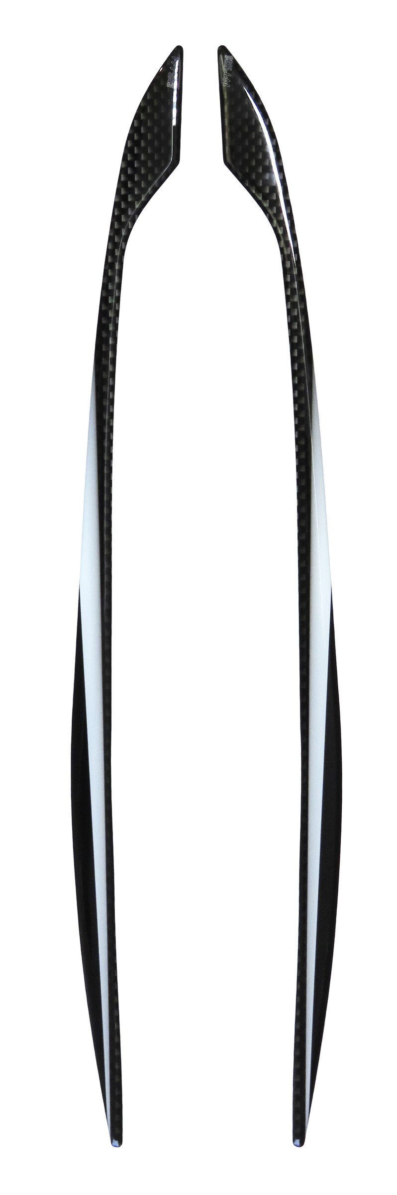 BIKE-label Halte-Griff Schutz-Pads 3D Carbon Stripes kompatibel für Honda NC 750-X - 550065-VA von BIKE-label
