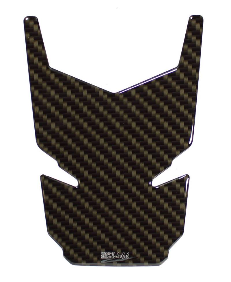 BIKE-label Tankpad 3D Aufkleber Carbon Braun kompatibel für KTM X504208 von BIKE-label