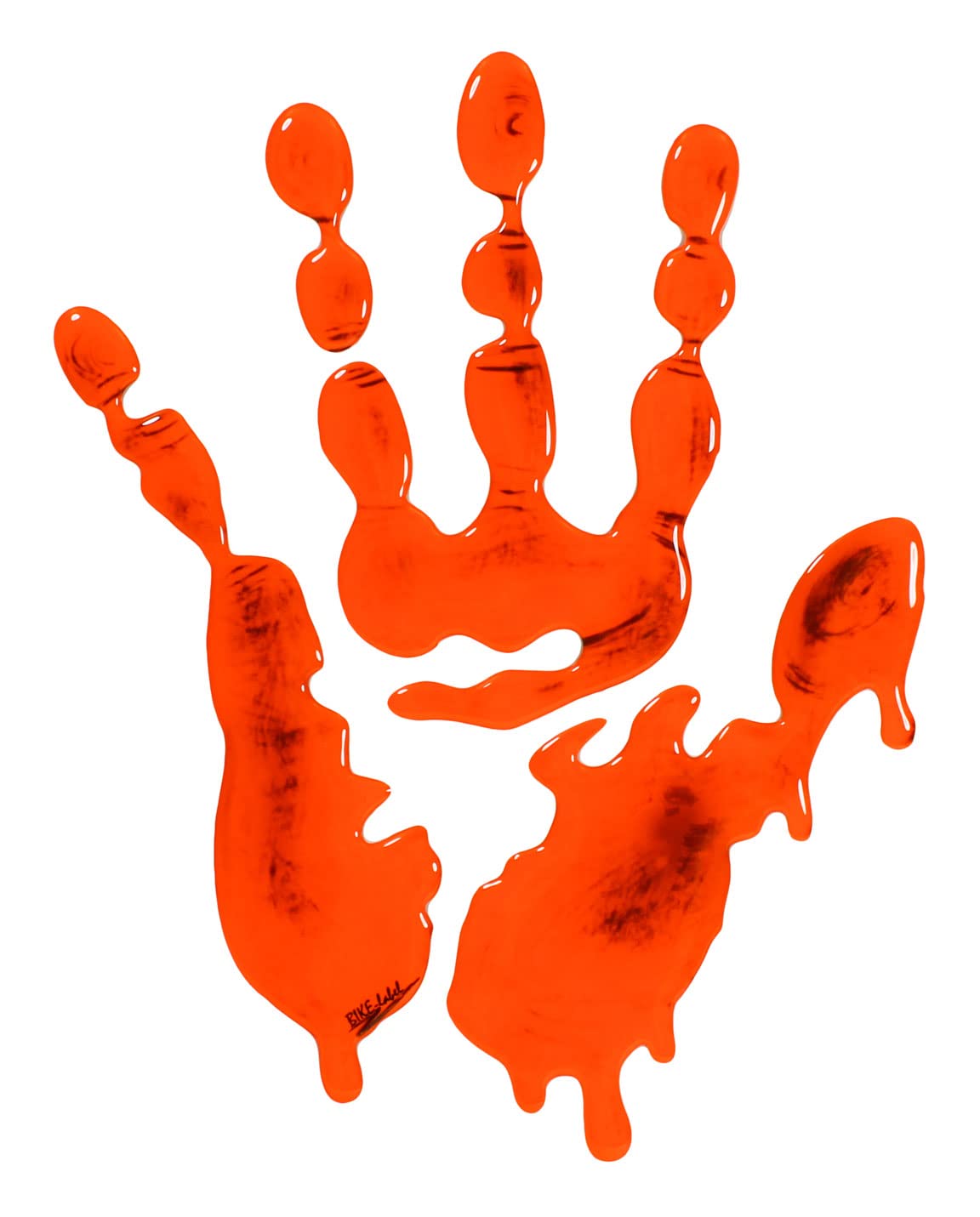BIKE-label Tankpad 3D Motorrad Aufkleber Neon Orange Hand Abdruck X507601VA BIKE-label Tankpad 3D Motorrad Aufkleber Neon Orange Hand Abdruck X507601VA von BIKE-label