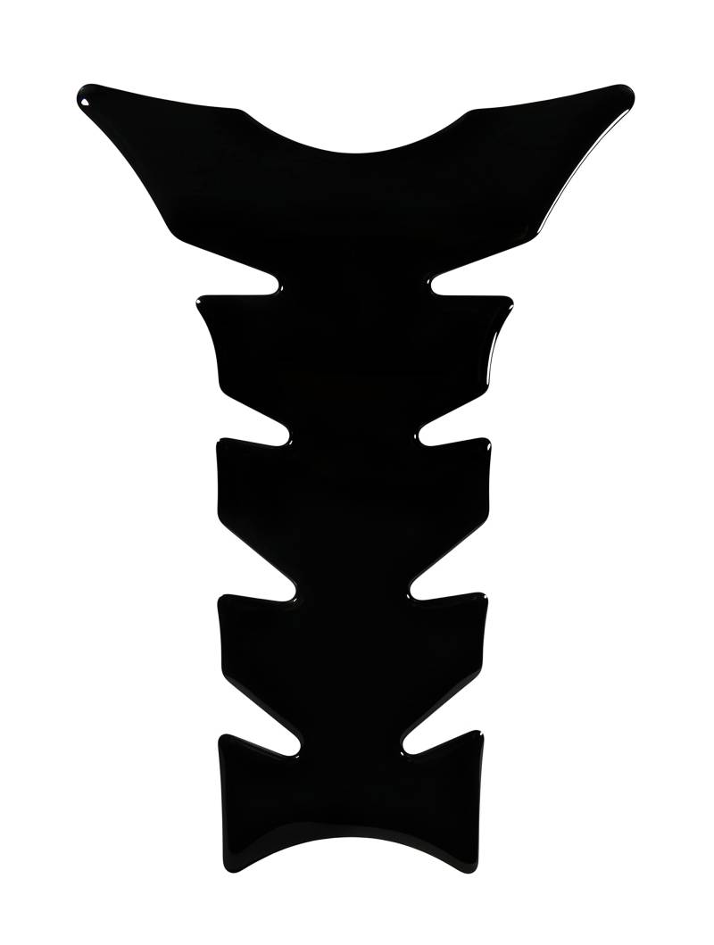 BIKE-label Tankpad 3D Motorrad-Aufkleber Tankschutz Lackschutz schwarz X500957 von BIKE-label