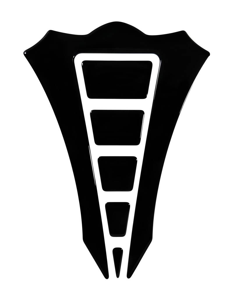 BIKE-label Tankpad 3D Motorrad-Aufkleber schwarz kompatibel für Ducati X500953VA von BIKE-label