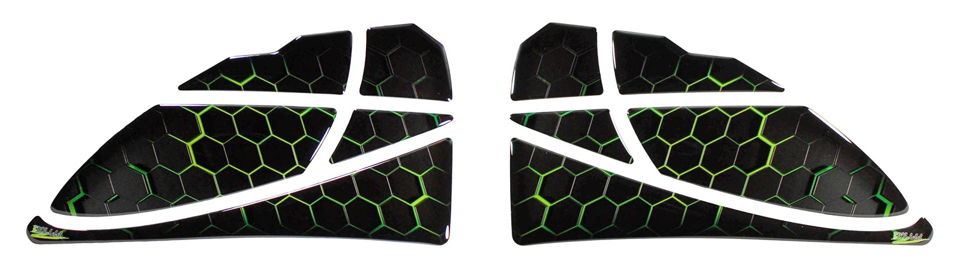 BIKE-label Tankpad Tankschutz Grün Schwarz Kniepad kompatibel mit Honda X800747VA BIKE-label Tankpad Tankschutz Grün Schwarz Kniepad kompatibel mit Honda X800747VA von BIKE-label