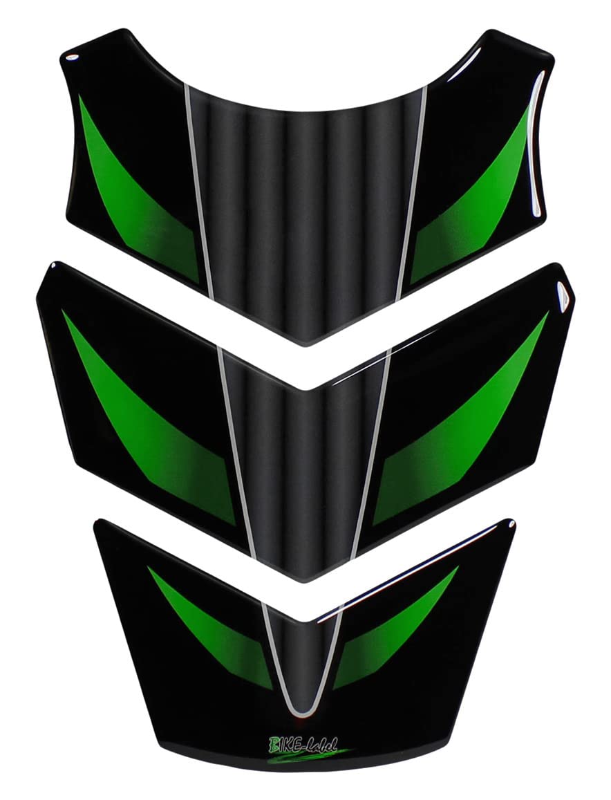 BIKE-label Tankpad klein 3D Motorrad-Aufkleber Tankschutz Lackschutz Racing Streifen Grün X504308VA BIKE-label Tankpad klein 3D Motorrad-Aufkleber Tankschutz Lackschutz Racing Streifen Grün X504308VA von BIKE-label