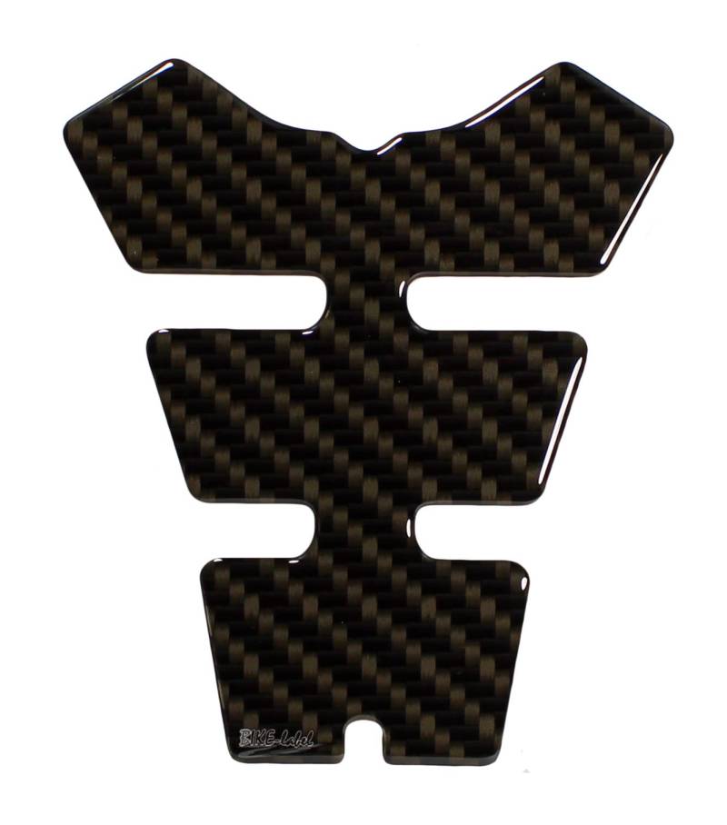 BIKE-label Tankpad Motorrad Aufkleber Carbon Braun kompatibel für Honda X501491 von BIKE-label