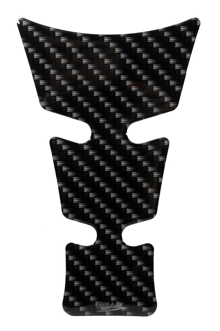 BIKE-label Tankpad klein Carbon Optik Schwarz Druck kompatibel für BMW X503017 von BIKE-label