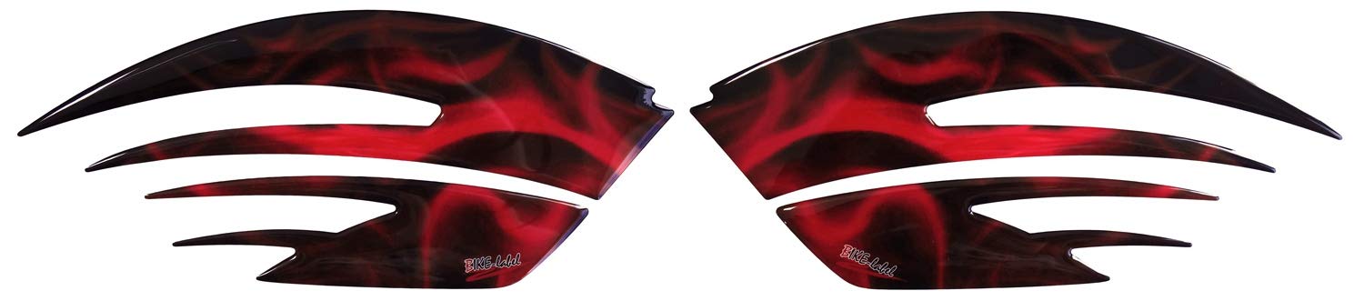 BIKE-label Tankpad seitlich Motorrad Aufkleber Flame Rot Flammen 810017 BIKE-label Tankpad seitlich Motorrad Aufkleber Flame Rot Flammen 810017 von BIKE-label