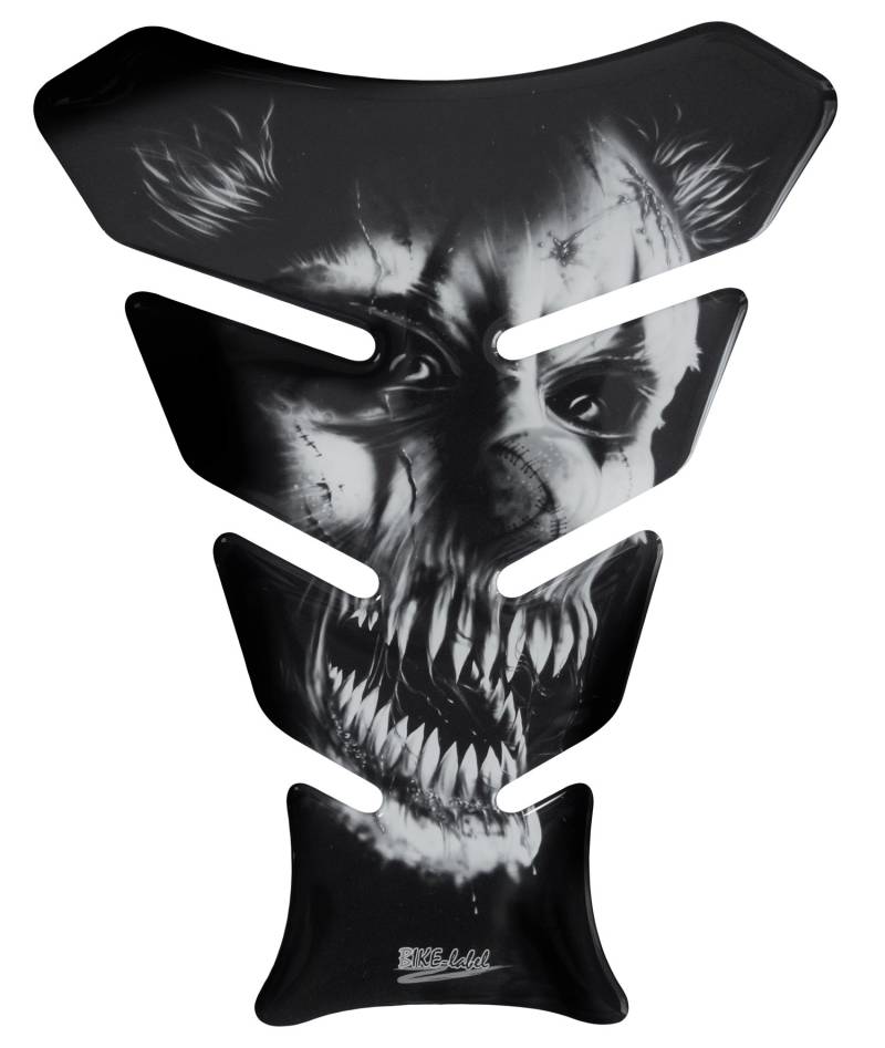 BIKE-label Tankpad 3D Horrorclown Joker kompatibel für Honda 501682VA von BIKE-label