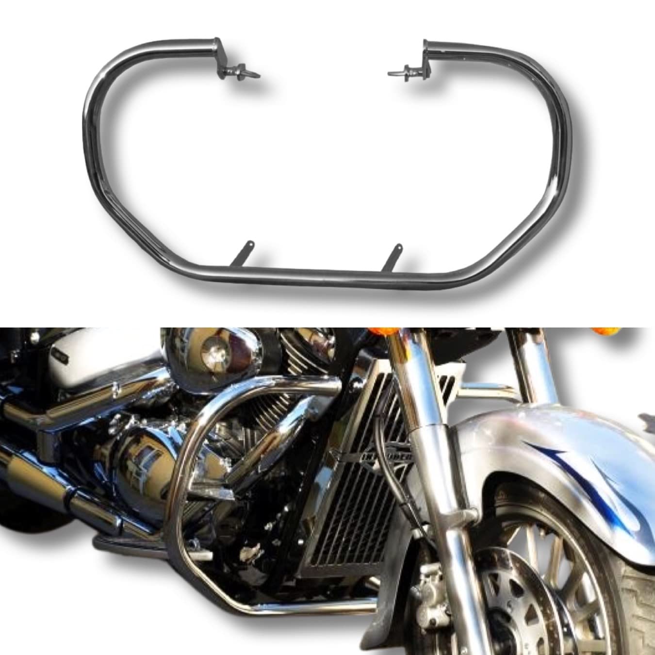 BM UK | VL800 | Motorschutz aus Edelstahl Highway Sturzbügelschutz Motorschutz - Suzuki VL 800 Volusia/C50 Boulevard | M800 Intruder/M50 | C800/ C80 Boulevard BM UK | VL800 | Motorschutz aus Edelstahl Highway Sturzbügelschutz Motorschutz - Suzuki VL 800 Volusia/C50 Boulevard | M800 Intruder/M50 | C800/ C80 Boulevard von BIKEMASTERSUK MOTORCYCLE PARTS & ACCESSORIES