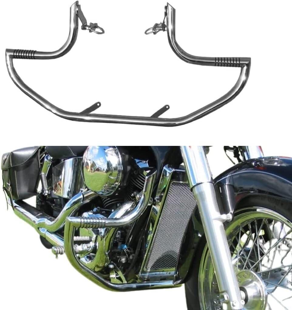 Highway Sturzbügel Motorschutz mit Fußrasten - für VT 750 Shadow C2 / RC 44 (1997–2003) | Robuster Edelstahl OH18N9 Schutz von BIKEMASTERSUK MOTORCYCLE PARTS & ACCESSORIES