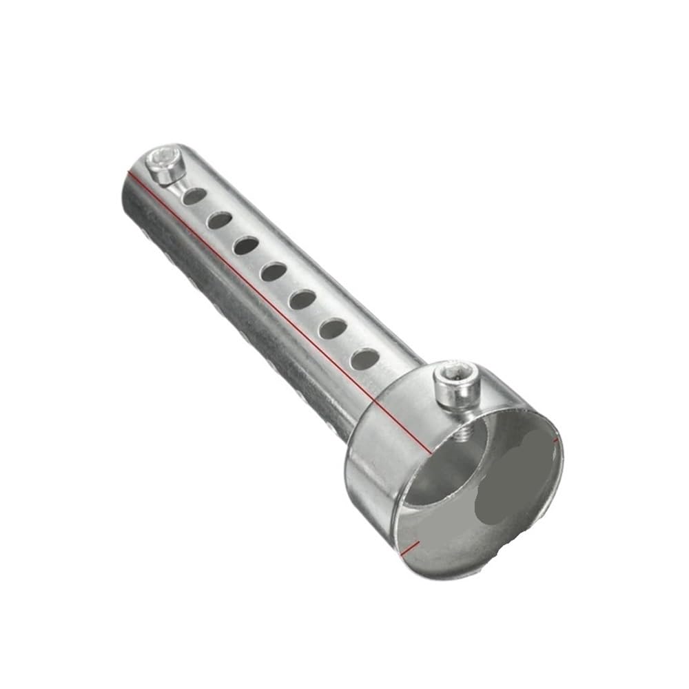 BIKKJBK Motorrad Schalldämpfer 35/42/45/48/60mm Universal Motorrad Auspuff Auto Noise Sound Eliminator Schalldämpfer Edelstahl Einsatz von BIKKJBK