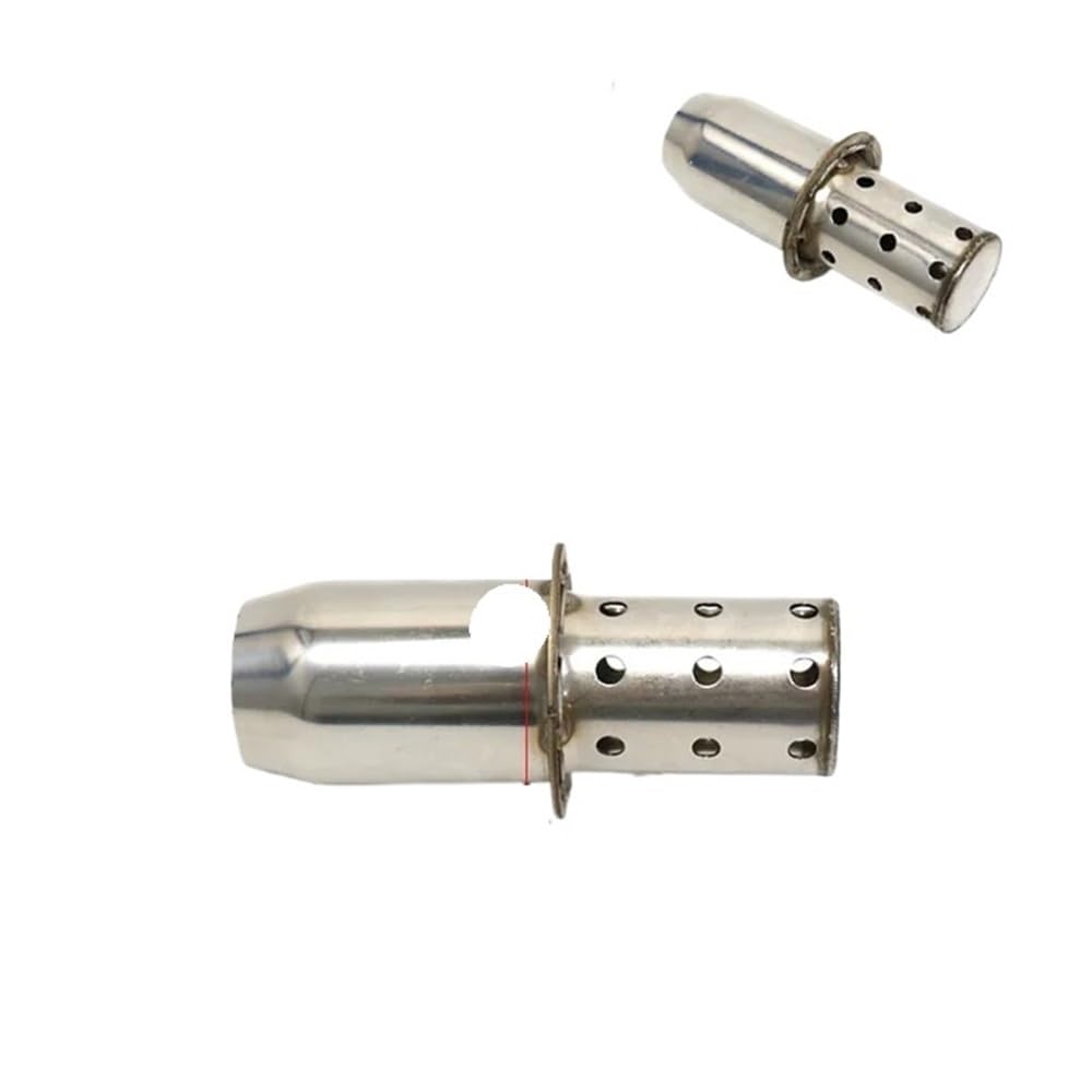BIKKJBK Motorrad Schalldämpfer 47MM 48MM 51-60MM Universal Motorrad Auspuffrohr Abnehmbarer Schalldämpfer Auspuff Modifiziert BIKKJBK Motorrad Schalldämpfer 47MM 48MM 51-60MM Universal Motorrad Auspuffrohr Abnehmbarer Schalldämpfer Auspuff Modifiziert von BIKKJBK