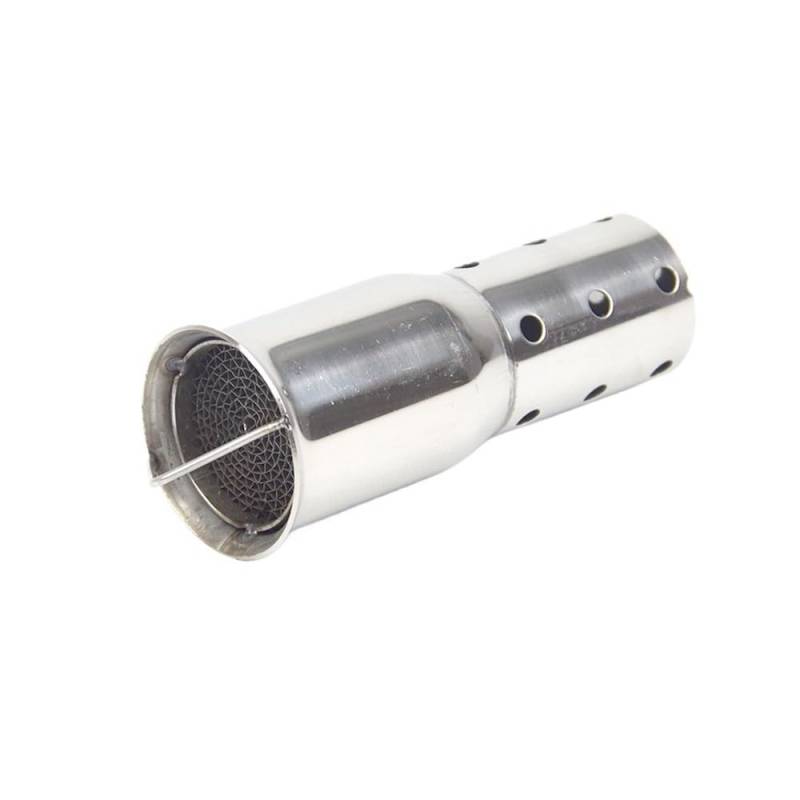 BIKKJBK Motorrad Schalldämpfer 48mm 51mm 60mm Front Mid End Katalysator Schallwand Für Motorrad Auspuff Schalldämpfer Schallwand Lärm Sound Eliminator von BIKKJBK