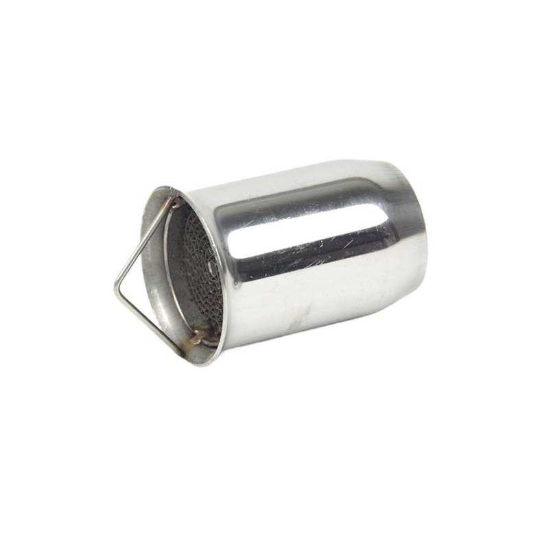 BIKKJBK Motorrad Schalldämpfer 48mm 51mm 60mm Front Mid End Katalysator Schallwand Für Motorrad Auspuff Schalldämpfer Schallwand Lärm Sound Eliminator von BIKKJBK