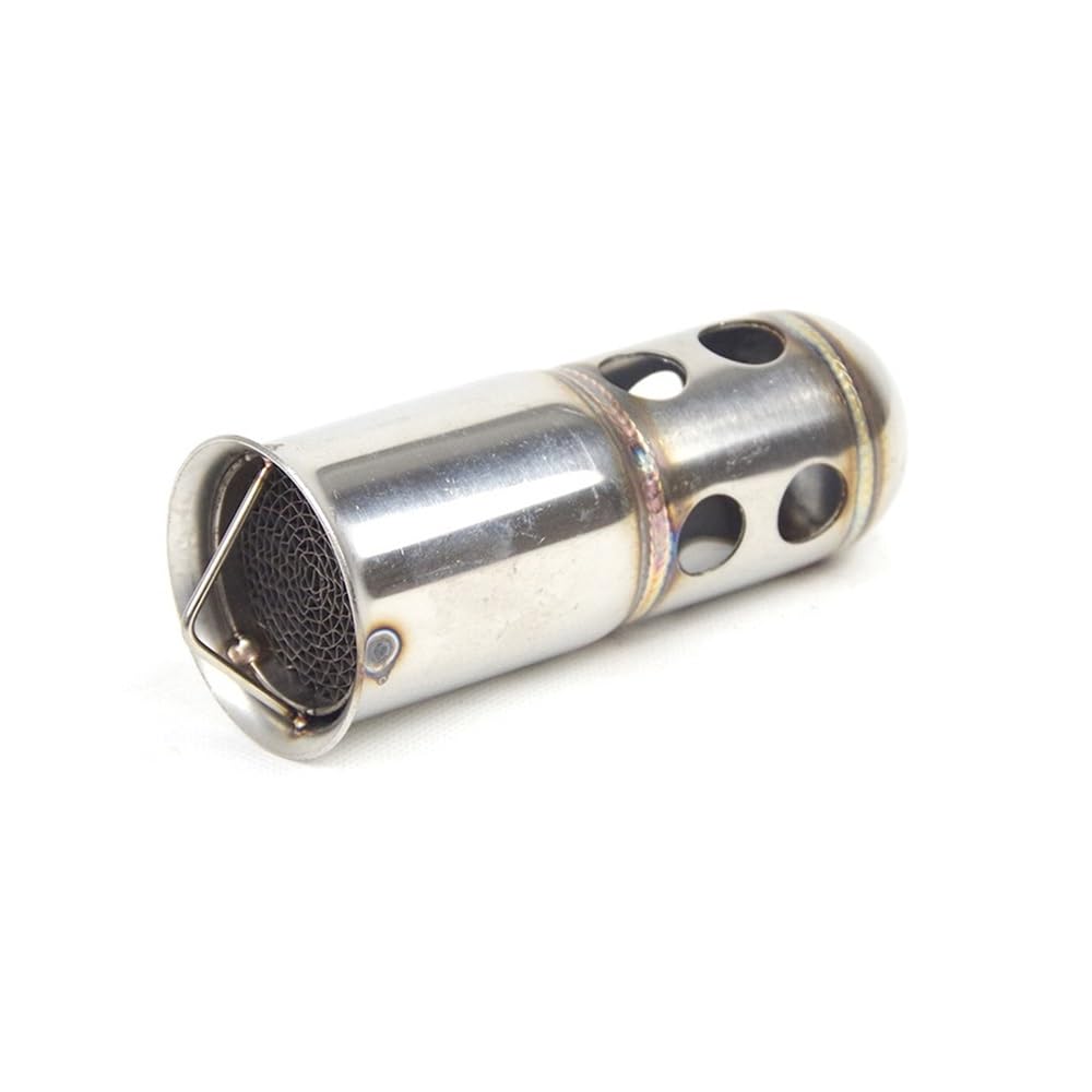 BIKKJBK Motorrad Schalldämpfer 48mm 51mm 60mm Front Mid End Katalysator Schallwand Für Motorrad Auspuff Schalldämpfer Schallwand Lärm Sound Eliminator BIKKJBK Motorrad Schalldämpfer 48mm 51mm 60mm Front Mid End Katalysator Schallwand Für Motorrad Auspuff Schalldämpfer Schallwand Lärm Sound Eliminator von BIKKJBK