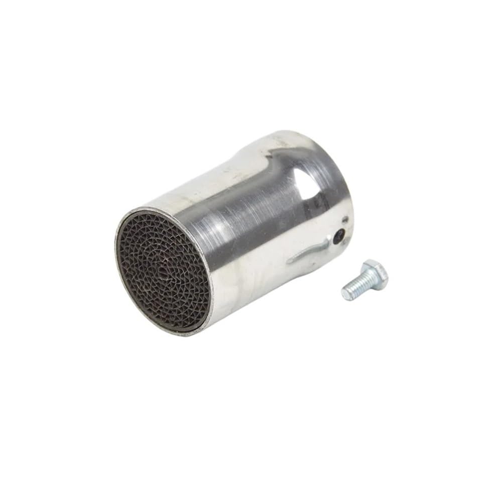 BIKKJBK Motorrad Schalldämpfer 48mm 51mm 60mm Front Mid End Katalysator Schallwand Für Motorrad Auspuff Schalldämpfer Schallwand Lärm Sound Eliminator BIKKJBK Motorrad Schalldämpfer 48mm 51mm 60mm Front Mid End Katalysator Schallwand Für Motorrad Auspuff Schalldämpfer Schallwand Lärm Sound Eliminator von BIKKJBK