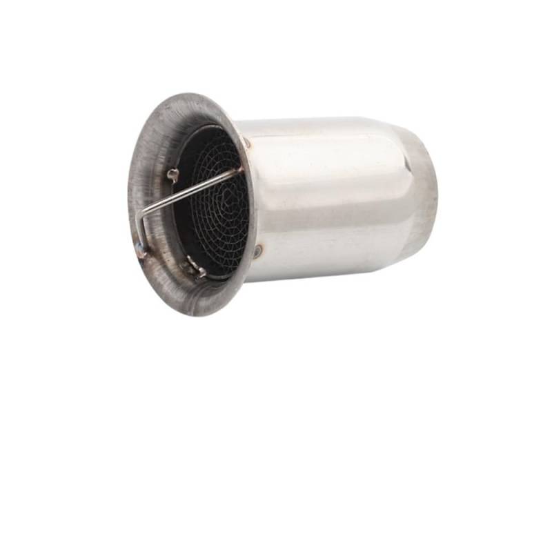 BIKKJBK Motorrad Schalldämpfer 48mm 51mm 60mm Front Mid End Katalysator Schallwand Für Motorrad Auspuff Schalldämpfer Schallwand Lärm Sound Eliminator von BIKKJBK