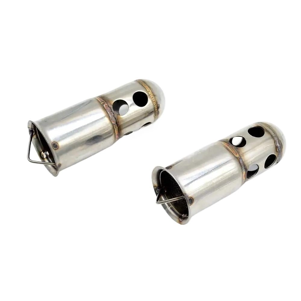 BIKKJBK Motorrad Schalldämpfer 50,8 Mm Motorrad Universal Vorne Abnehmbarer Schalldämpfer Geräusch-Sound-Eliminator Für Motorrad-Auspuff BIKKJBK Motorrad Schalldämpfer 50,8 Mm Motorrad Universal Vorne Abnehmbarer Schalldämpfer Geräusch-Sound-Eliminator Für Motorrad-Auspuff von BIKKJBK