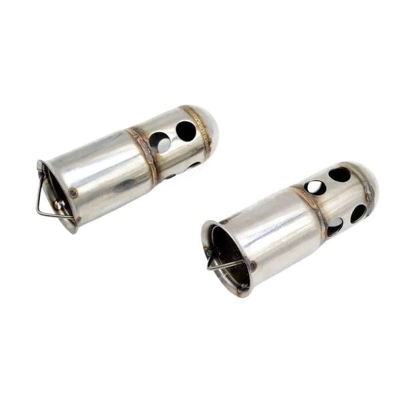BIKKJBK Motorrad Schalldämpfer 50,8 Mm Motorrad Universal Vorne Abnehmbarer Schalldämpfer Geräusch-Sound-Eliminator Für Motorrad-Auspuff von BIKKJBK