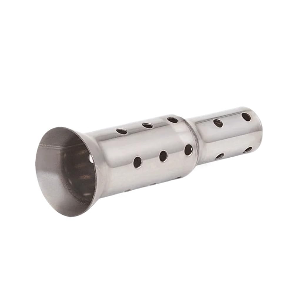 BIKKJBK Motorrad Schalldämpfer 51 MM Universal Front Mid End Für Motorrad Auspuff Schalldämpfer Lärm Sound Eliminator BIKKJBK Motorrad Schalldämpfer 51 MM Universal Front Mid End Für Motorrad Auspuff Schalldämpfer Lärm Sound Eliminator von BIKKJBK