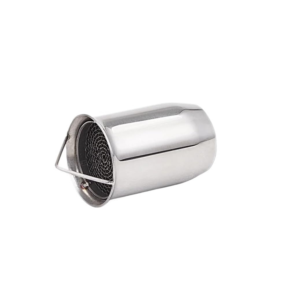 BIKKJBK Motorrad Schalldämpfer 51 MM Universal Front Mid End Für Motorrad Auspuff Schalldämpfer Lärm Sound Eliminator BIKKJBK Motorrad Schalldämpfer 51 MM Universal Front Mid End Für Motorrad Auspuff Schalldämpfer Lärm Sound Eliminator von BIKKJBK