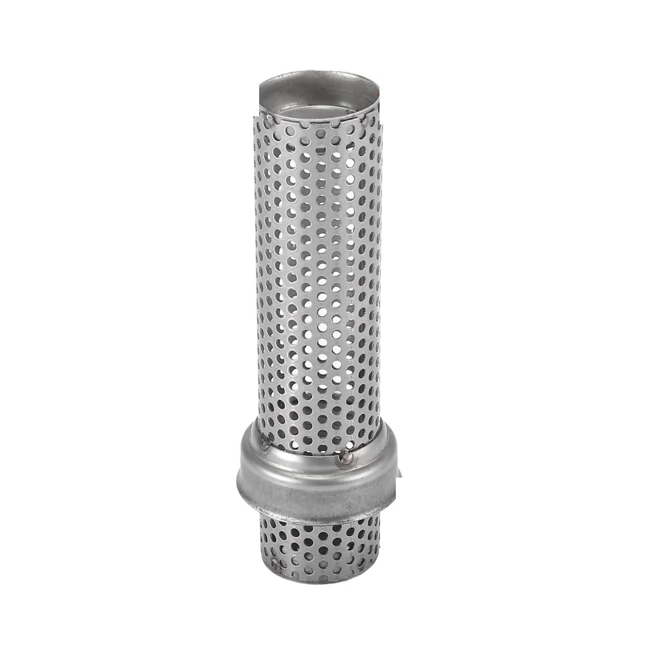 BIKKJBK Motorrad Schalldämpfer 51 Mm Universal-Motorrad-Auspuff-Schalldämpfer, Geräusch-Sound, Auspuff-Einsatz, Schalldämpferrohr, Silberton BIKKJBK Motorrad Schalldämpfer 51 Mm Universal-Motorrad-Auspuff-Schalldämpfer, Geräusch-Sound, Auspuff-Einsatz, Schalldämpferrohr, Silberton von BIKKJBK