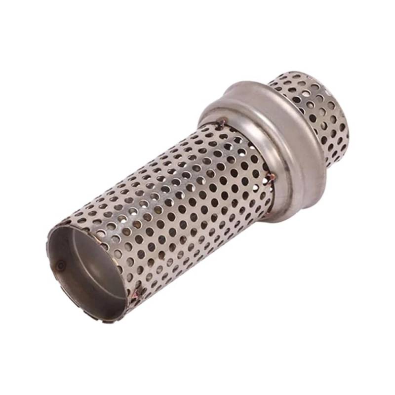 BIKKJBK Motorrad Schalldämpfer 51 Mm Universal-Motorrad-Auspuff – Schalldämpfer, Geräuschunterdrückung, Mesh – Schalldämpfer von BIKKJBK