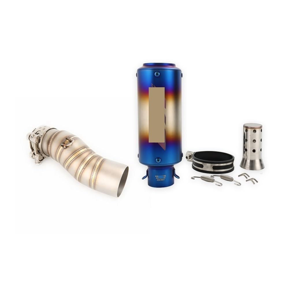 BIKKJBK Motorrad Schalldämpfer 51MM Auspuffspitzen Für 450SR 450NK 450SS 2022-2024 Motorrad Mittelverbindungsrohr Schalldämpfer Schalldämpfer BIKKJBK Motorrad Schalldämpfer 51MM Auspuffspitzen Für 450SR 450NK 450SS 2022-2024 Motorrad Mittelverbindungsrohr Schalldämpfer Schalldämpfer von BIKKJBK