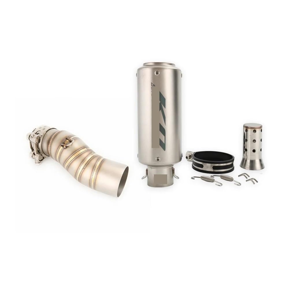 BIKKJBK Motorrad Schalldämpfer 51MM Auspuffspitzen Für 450SR 450NK 450SS 2022-2024 Motorrad Mittelverbindungsrohr Schalldämpfer Schalldämpfer BIKKJBK Motorrad Schalldämpfer 51MM Auspuffspitzen Für 450SR 450NK 450SS 2022-2024 Motorrad Mittelverbindungsrohr Schalldämpfer Schalldämpfer von BIKKJBK