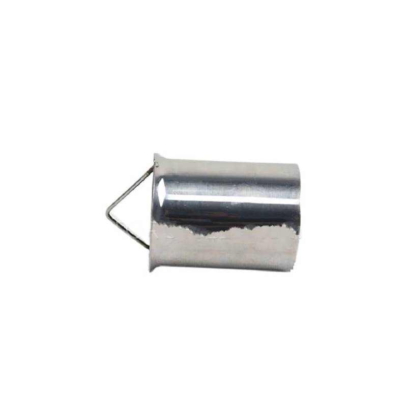 BIKKJBK Motorrad Schalldämpfer 51mm 60mm Universal Motorrad Auspuff Abnehmbarer Schalldämpfer Lärm Sound Rohr Für S1000RR Z900 GSX150 R6 MT07 R3 von BIKKJBK
