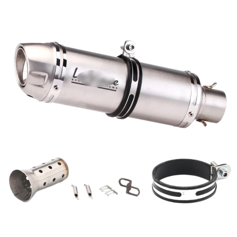 BIKKJBK Motorrad Schalldämpfer 51mm Motorrad Auspuff Schalldämpfer Rohre Schalldämpfer Auspuff S Mit Für Z900 Z1000 GSR600 FZ6N R1 R3 R6 MT07 BIKKJBK Motorrad Schalldämpfer 51mm Motorrad Auspuff Schalldämpfer Rohre Schalldämpfer Auspuff S Mit Für Z900 Z1000 GSR600 FZ6N R1 R3 R6 MT07 von BIKKJBK