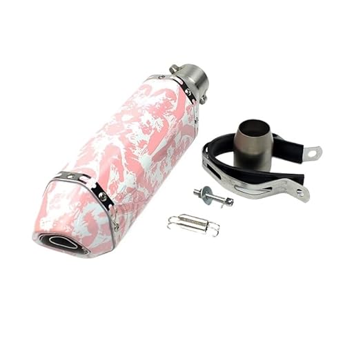 BIKKJBK Motorrad Schalldämpfer 51mm Universal Motorrad Auspuff Schalldämpfer Geändert Rohr Moto Für AKR25 NK250 Z900 NMAX GTS300 BIKKJBK Motorrad Schalldämpfer 51mm Universal Motorrad Auspuff Schalldämpfer Geändert Rohr Moto Für AKR25 NK250 Z900 NMAX GTS300 von BIKKJBK