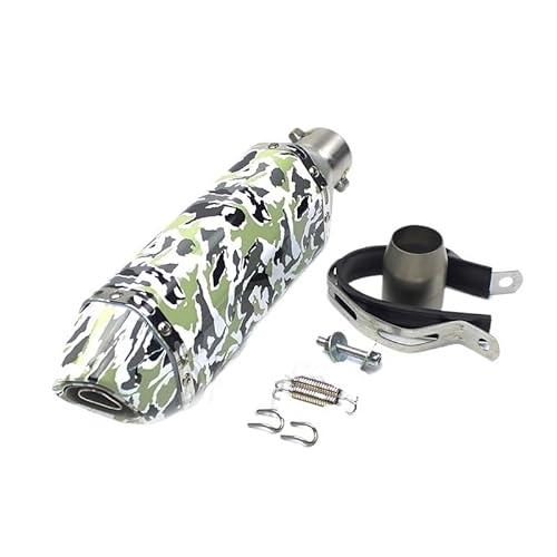 BIKKJBK Motorrad Schalldämpfer 51mm Universal Motorrad Auspuff Schalldämpfer Geändert Rohr Moto Für AKR25 NK250 Z900 NMAX GTS300 BIKKJBK Motorrad Schalldämpfer 51mm Universal Motorrad Auspuff Schalldämpfer Geändert Rohr Moto Für AKR25 NK250 Z900 NMAX GTS300 von BIKKJBK