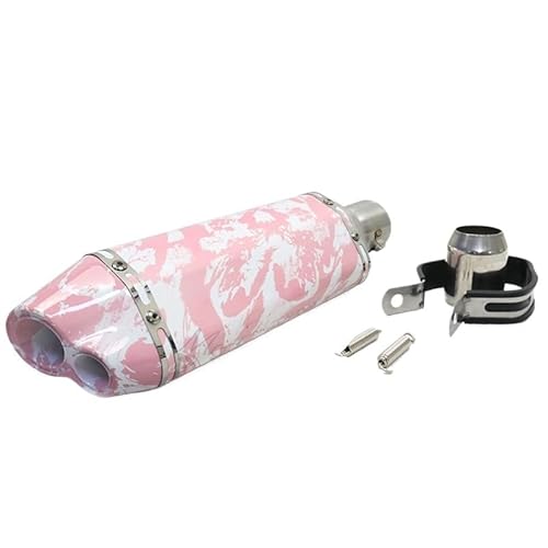 BIKKJBK Motorrad Schalldämpfer 51mm Universal Motorrad Auspuff Schalldämpfer Geändert Rohr Moto Für AKR25 NK250 Z900 NMAX GTS300 BIKKJBK Motorrad Schalldämpfer 51mm Universal Motorrad Auspuff Schalldämpfer Geändert Rohr Moto Für AKR25 NK250 Z900 NMAX GTS300 von BIKKJBK