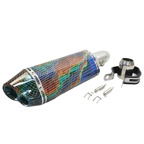 BIKKJBK Motorrad Schalldämpfer 51mm Universal Motorrad Auspuff Schalldämpfer Geändert Rohr Moto Für AKR25 NK250 Z900 NMAX GTS300 BIKKJBK Motorrad Schalldämpfer 51mm Universal Motorrad Auspuff Schalldämpfer Geändert Rohr Moto Für AKR25 NK250 Z900 NMAX GTS300 von BIKKJBK