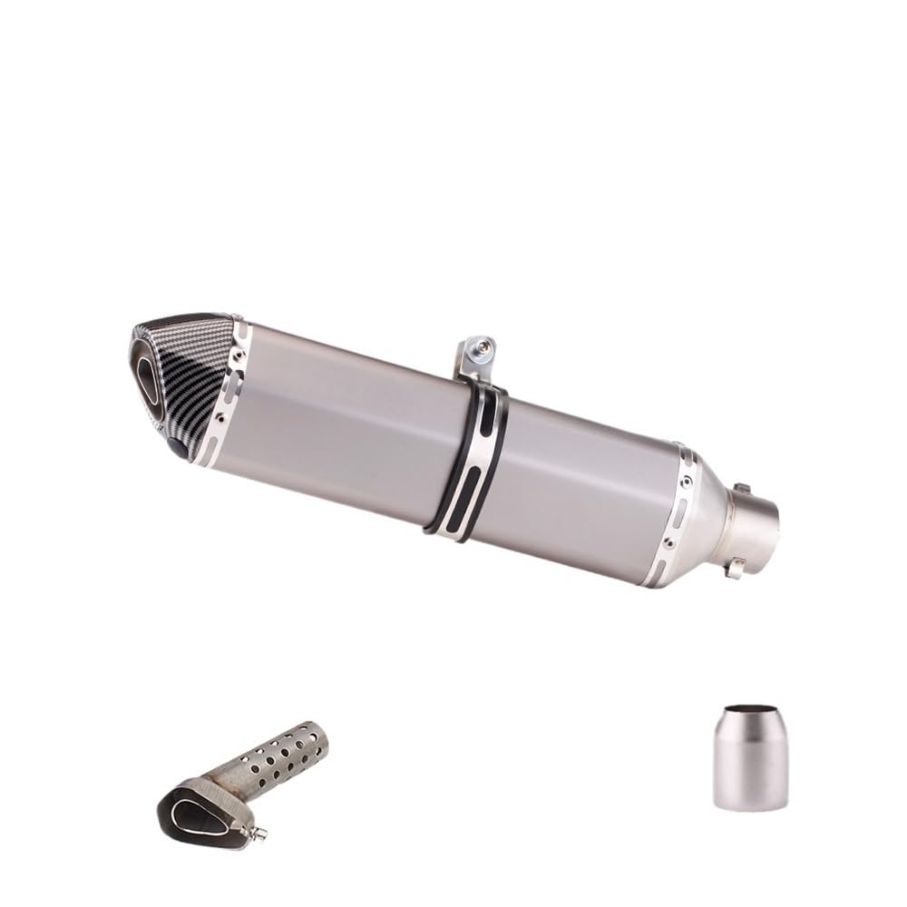 BIKKJBK Motorrad Schalldämpfer 51mm Universal Zubehör Motorrad Auspuffrohr Modifizierte Schalldämpfer Rohr Für XJ6 MT07 09 03 BIKKJBK Motorrad Schalldämpfer 51mm Universal Zubehör Motorrad Auspuffrohr Modifizierte Schalldämpfer Rohr Für XJ6 MT07 09 03 von BIKKJBK
