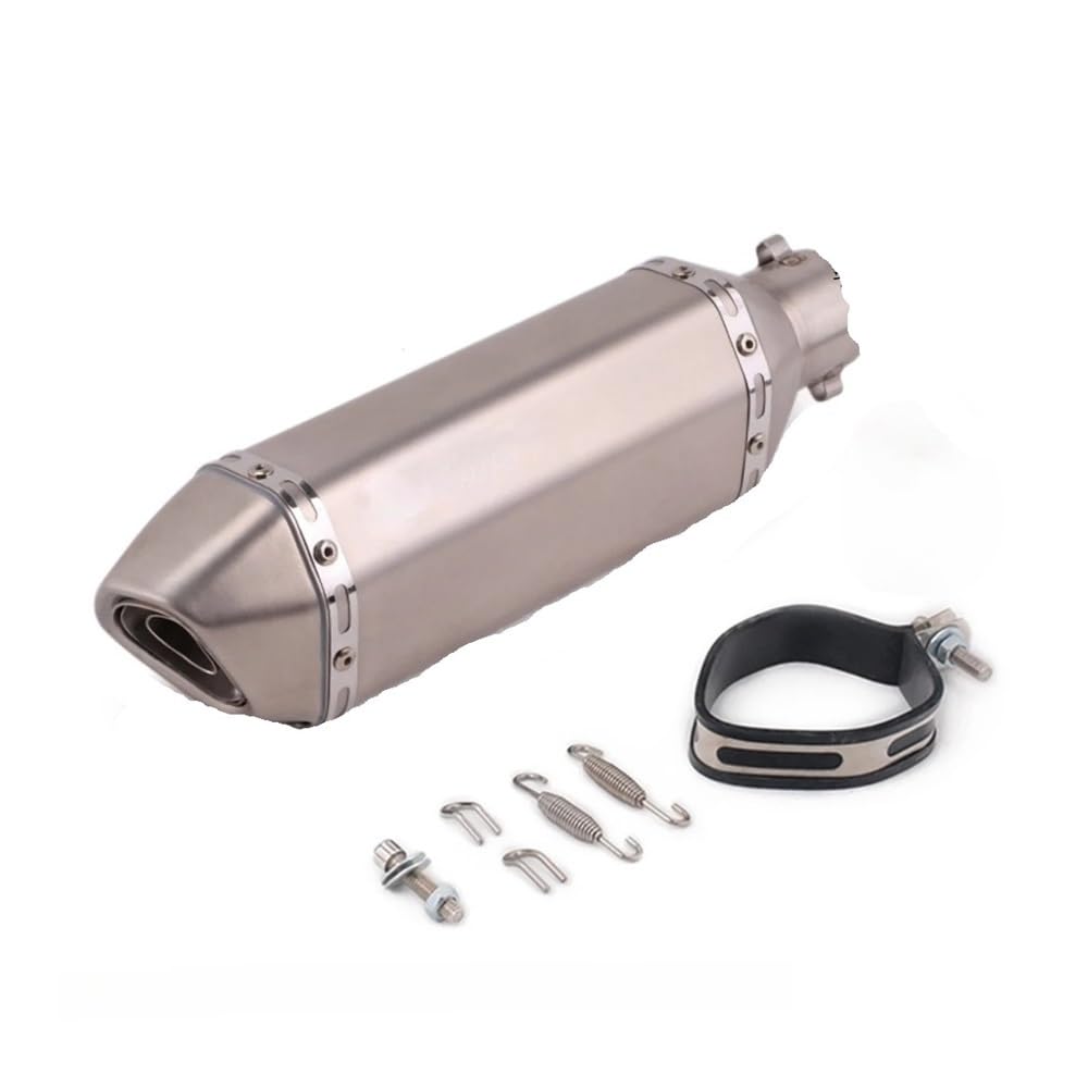 BIKKJBK Motorrad Schalldämpfer 51mm Universal Zubehör Motorrad Auspuffrohr Modifizierte Schalldämpfer Rohr Für XJ6 MT07 09 03 BIKKJBK Motorrad Schalldämpfer 51mm Universal Zubehör Motorrad Auspuffrohr Modifizierte Schalldämpfer Rohr Für XJ6 MT07 09 03 von BIKKJBK