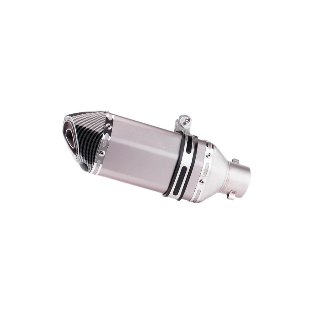 BIKKJBK Motorrad Schalldämpfer 51mm Universal Zubehör Motorrad Auspuffrohr Modifizierte Schalldämpfer Rohr Für XJ6 MT07 09 03 BIKKJBK Motorrad Schalldämpfer 51mm Universal Zubehör Motorrad Auspuffrohr Modifizierte Schalldämpfer Rohr Für XJ6 MT07 09 03 von BIKKJBK