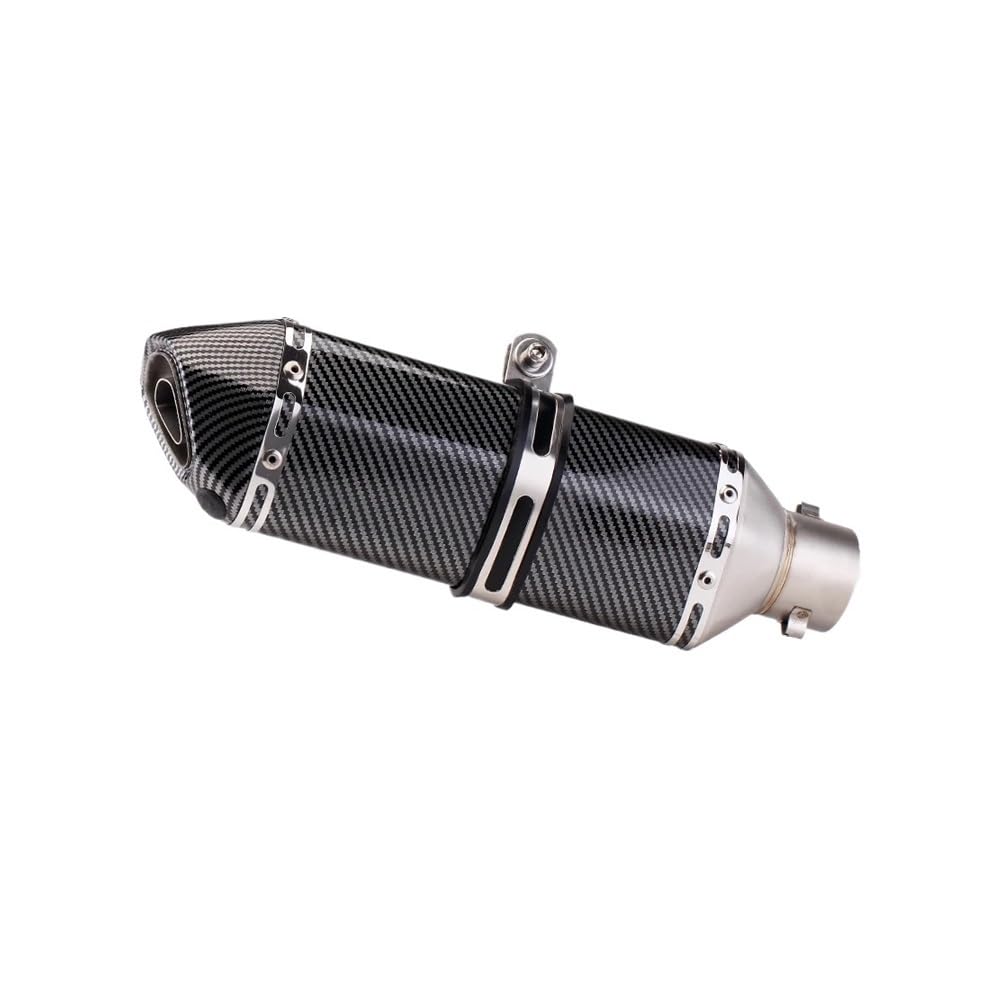 BIKKJBK Motorrad Schalldämpfer 51mm Universal Zubehör Motorrad Auspuffrohr Modifizierte Schalldämpfer Rohr Für XJ6 MT07 09 03 BIKKJBK Motorrad Schalldämpfer 51mm Universal Zubehör Motorrad Auspuffrohr Modifizierte Schalldämpfer Rohr Für XJ6 MT07 09 03 von BIKKJBK